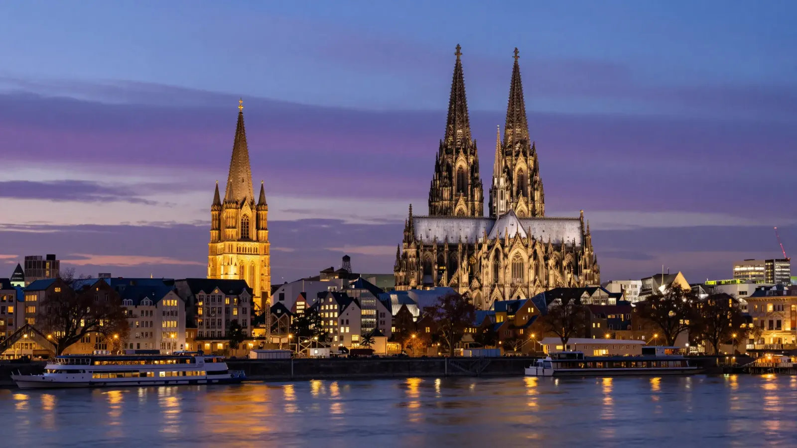 Köln Rheinpanorama mit Dom